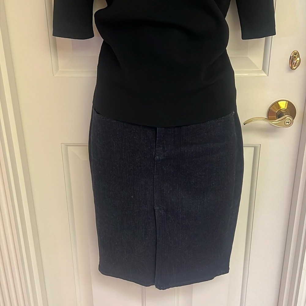 7 for all mankind denim skirt